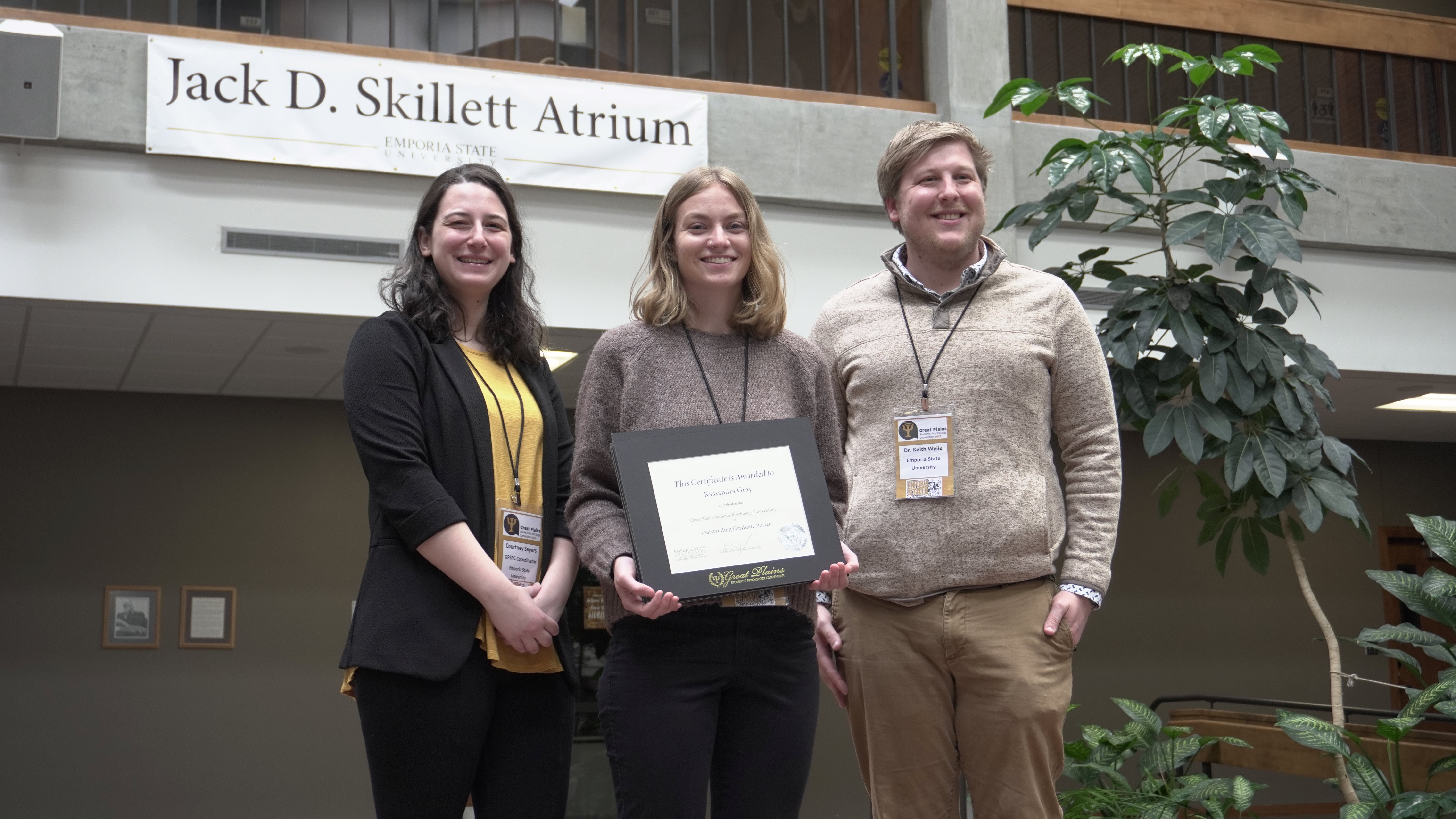 Outstanding Graduate Poster Award Winner Kassy Gray